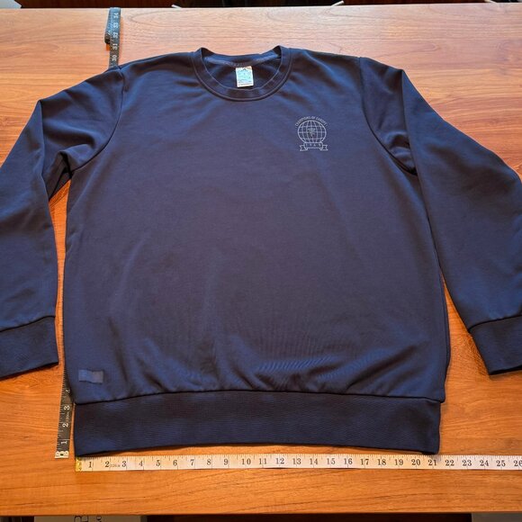 2018-19 Manchester United adidas‎ Navy Sweatshirt 2XL - Picture 1 of 8